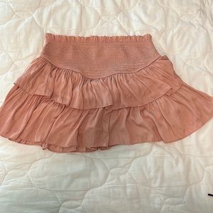 Mustard seed pink mini skirt